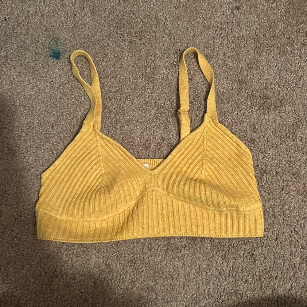 Yellow bralette